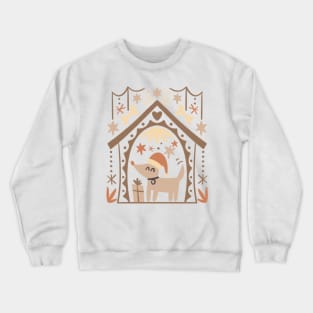Cute dog Christmas Crewneck Sweatshirt